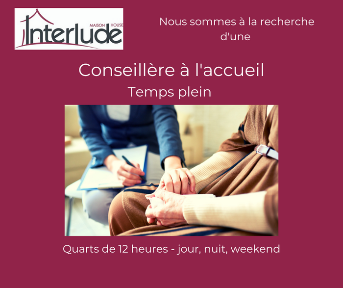 Conseillère à l'accueil - Temps plein